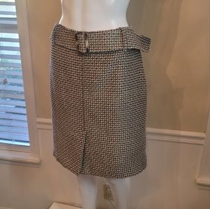 Brown Skirt with Belt by Ann Taylor, Sz. 12